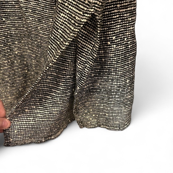 Vtg Jaeger shirt/jacket button down with vented sides and square hem size 8 - Picture 3 of 9